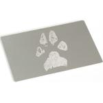 Portefeuilles en aluminium gris en aluminium effet holographique à motif animaux pour homme 