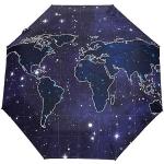 Parapluies pliants imprimé carte du monde look fashion 