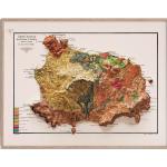 Carte Géologique D'ischia | Italie De 1873 - Carte En Relief Ombragé Affiche 2D, Décoration Murale Beaux-Arts, Impression Cadeau Vintage, Art