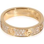 Bagues Cartier en or jaune en diamant 18 carats seconde main pour femme 