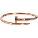 Bracelets Cartier en or rose en or rose 18 carats seconde main avec certificat d'authenticité pour femme 
