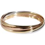 Bracelets en jonc Cartier Trinity en or rose 18 carats seconde main pour femme 