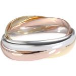 Bracelets Cartier Trinity roses en or rose en or rose 18 carats seconde main pour femme 