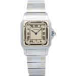 Cartier montre Santos 24 mm pre-owned - Jaune
