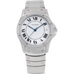 Cartier montre Santos 33 mm pre-owned - Blanc