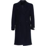 Caruso - Coats > Double-Breasted Coats - Blue -