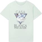 T-shirts à imprimés Casablanca vert d'eau en coton Taille XXL pour homme 
