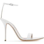 Sandales à talons Casadei blanches en cuir Pointure 40 look fashion pour femme 