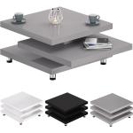 Tables basses carrées gris acier à New York modernes 