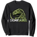 Casimir Saurus Nom Personnalisé Dinosaure T-Rex Sweatshirt