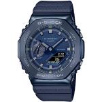 Montres-bracelet Casio bleues en plastique 20 ATM à à boucle ardillon look sportif chronographes pour homme en promo 