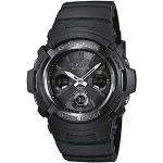 Montres-bracelet Casio G-Shock noires 20 ATM automatiques calendrier perpétuel look sportif analogiques pour homme 