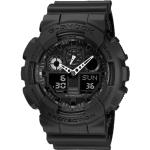 Montres-bracelet Casio G-Shock noires solaires chronomètre look fashion pour homme en promo 