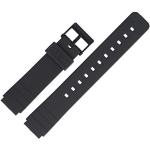 Bracelets de montre Casio noirs en plastique à à boucle ardillon look fashion pour homme 