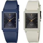 Bracelets de montre pour le nouvel an Casio bleus en plastique à à boucle ardillon look casual digitaux 