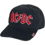 Casquettes noires en coton AC/DC pour homme 