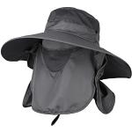 Chapeaux bob noirs en microfibre respirants 56 cm Taille XL look fashion pour homme 
