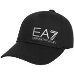 Casquette de tennis EA7 Man Woven Baseball Hat - black/silver noir unisex