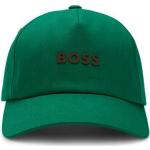 Casquettes de créateur HUGO BOSS BOSS vertes à logo en coton look casual pour homme 