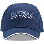Casquettes HUGO BOSS BOSS bleus foncé à logo en coton de créateur pour garçon de la boutique en ligne Hugoboss.fr avec livraison gratuite 