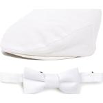 Casquettes plates blanches en tweed à motif USA look fashion pour garçon de la boutique en ligne Etsy.com 