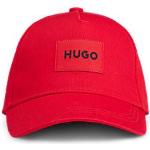 Casquettes rouges à logo en coton pour garçon de la boutique en ligne Hugoboss.fr avec livraison gratuite 