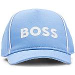 Casquettes HUGO BOSS BOSS bleus clairs à logo en coton de créateur pour garçon de la boutique en ligne Hugoboss.fr avec livraison gratuite 