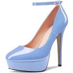 Escarpins talon aiguille de printemps bleues claires Pointure 42 look fashion pour femme 