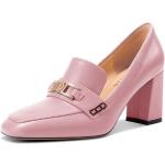 Chaussures à boucles de printemps roses à élastiques Pointure 39 look casual pour femme 
