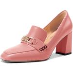 Chaussures à boucles de printemps roses à élastiques Pointure 40 look casual pour femme 
