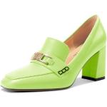 Chaussures à boucles de printemps vertes à élastiques Pointure 42 look casual pour femme 
