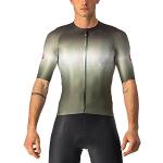 Maillots de cyclisme Castelli kaki en jersey à manches longues Taille XXL look fashion pour homme 