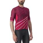 Maillots de cyclisme Castelli rouge bordeaux en jersey Taille L look fashion pour homme 