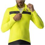 Maillots de cyclisme Castelli jaunes en jersey Taille XXL pour homme 