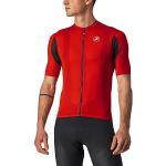 Maillots de cyclisme Castelli rouges à rayures Taille L look fashion pour homme 