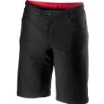 Shorts de cyclisme Castelli noirs en polyester Taille 3 XL pour homme 