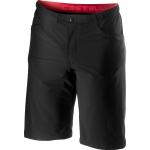 Shorts de cyclisme Castelli noirs en polyester Taille M pour homme 