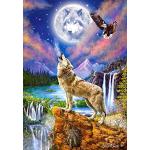 Puzzles panoramiques Castorland à motif loups 1.500 pièces en promo 