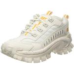 Chaussures Caterpillar blanches en caoutchouc en cuir Pointure 40 look fashion 