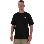 T-shirts Caterpillar noirs à manches courtes à manches courtes à col rond Taille XL look fashion pour homme 