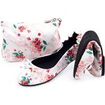 Chaussures casual de mariage à motif fleurs légères Pointure 37 look casual pour femme 