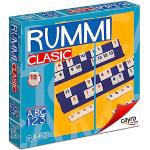 Cayro - Rummi - + 8 Ans - Modèle Classique - Jeux de société pour Enfants et Adultes - Jeu Amusant - 106 pièces - 1 Sac en Tissu et 4 Supports - 2 à 4 Joueurs