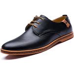 Chaussures oxford noires Pointure 45 look casual pour homme 