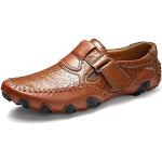 Chaussures oxford marron en microfibre anti choc Pointure 44 look casual 