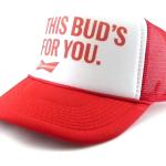 Casquette Trucker Budweiser Beer This Bud's For You Casquette Snapback Vintage Rouge
