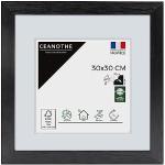 Cadres muraux noirs en pin made in France 30x30 modernes 