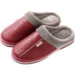 Chaussons mules rouges Pointure 35 look fashion 