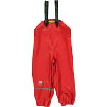 CeLaVi Rainwear Pants - Solid - Pantalon De Pluie - Fille, Rouge (Red), 110 Cm (taille Fabricant: 90 Cm)