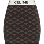Minijupes de créateur Céline marron minis Taille XS pour femme 