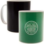 Celtic FC Mug changeant de chaleur, noir/vert, taille unique